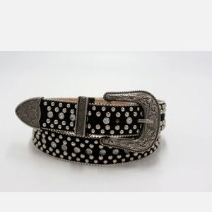 Guess Tan Belt with Silver Studs